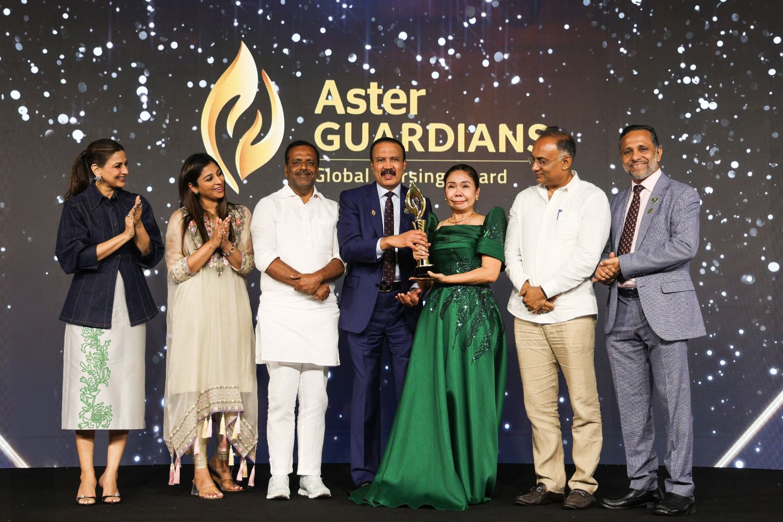 Nurse Maria Victoria Juan from Philippines wins the prestigious Aster ...
